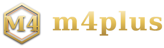m4plus โลโก้